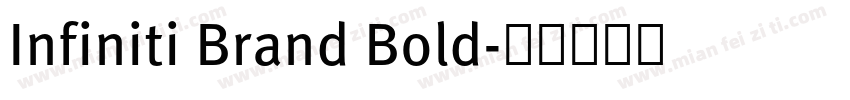 Infiniti Brand Bold字体转换